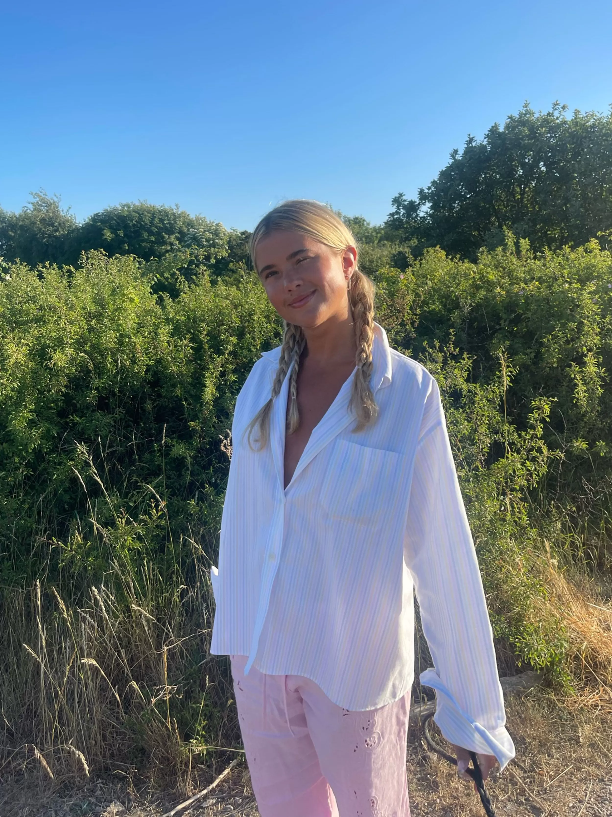 Djerf Avenue Breezy Shirt<Women Shirts